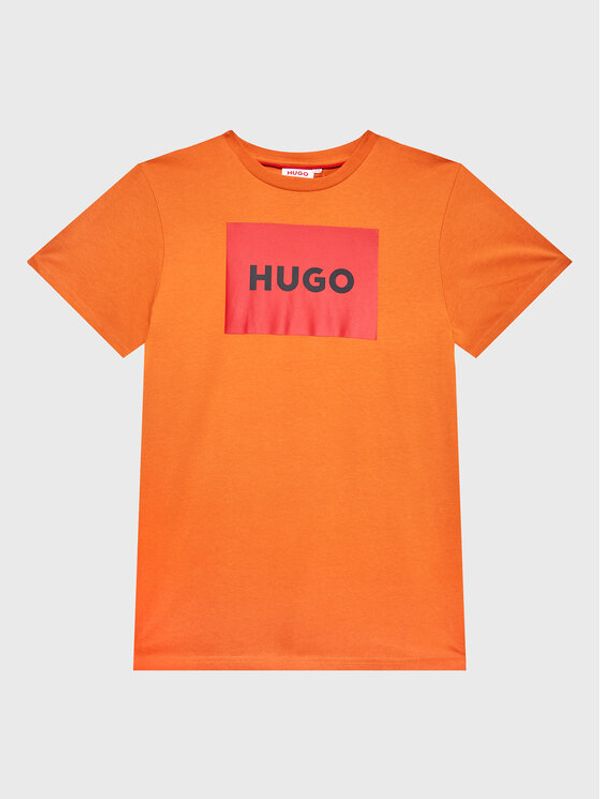Hugo Hugo Тишърт G25103 S Оранжев Regular Fit