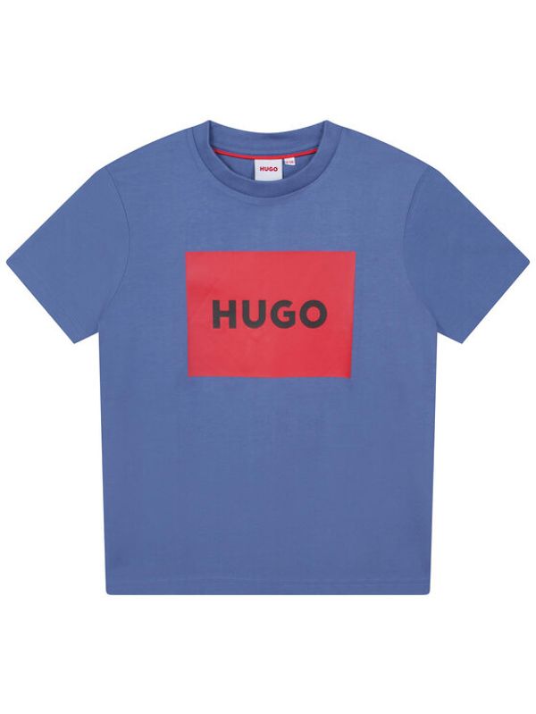 Hugo Hugo Тишърт G25103 S Виолетов Regular Fit