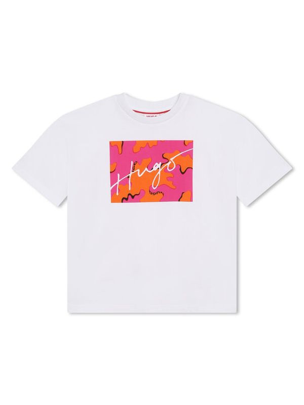 Hugo Hugo Тишърт G25110 D Оранжев Regular Fit