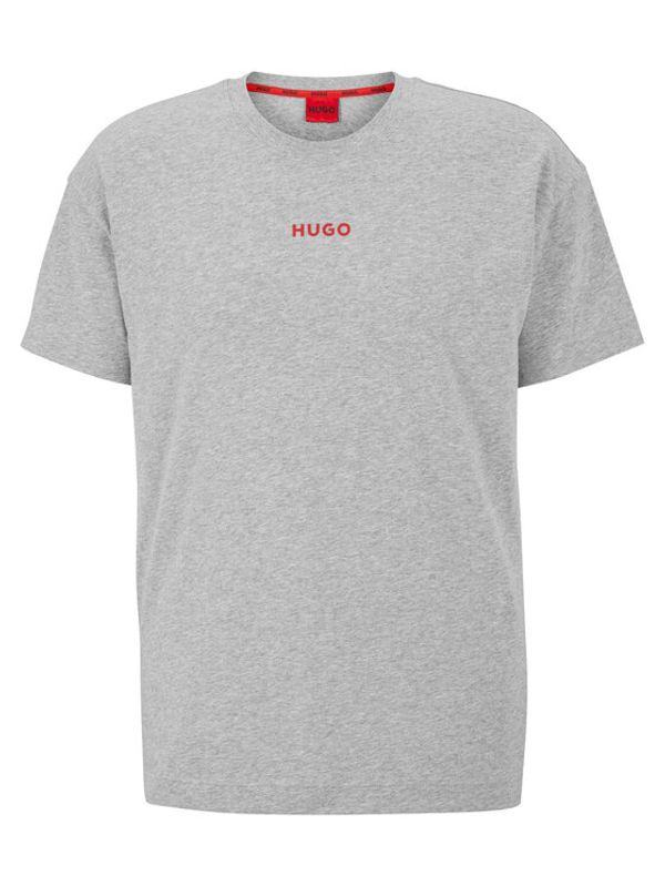 Hugo Hugo Тишърт Linked 50480246 Сив Comfort Fit