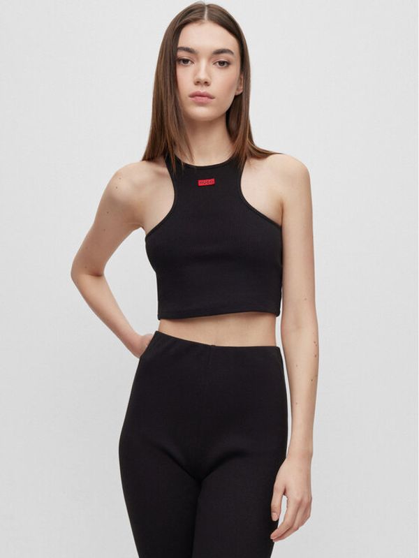 Hugo Hugo топ 50486526 Черен Slim Fit