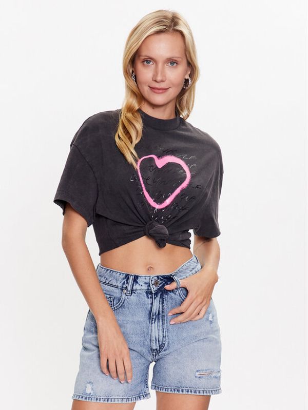 Hugo Hugo топ 50489073 Черен Regular Fit