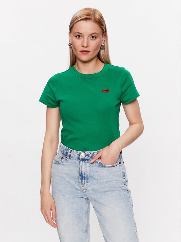 Hugo Hugo топ 50489117 Зелен Regular Fit