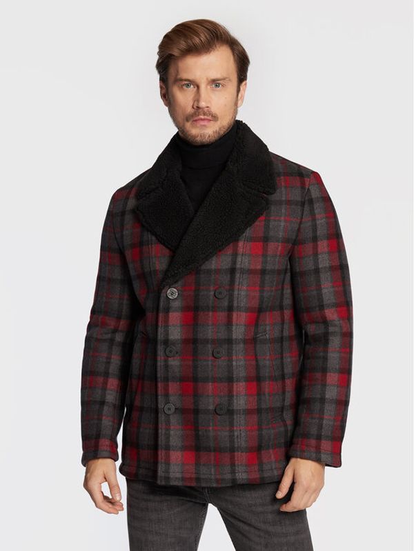 Hugo Hugo Вълнено палто Balno2242 50476093 Сив Slim Fit