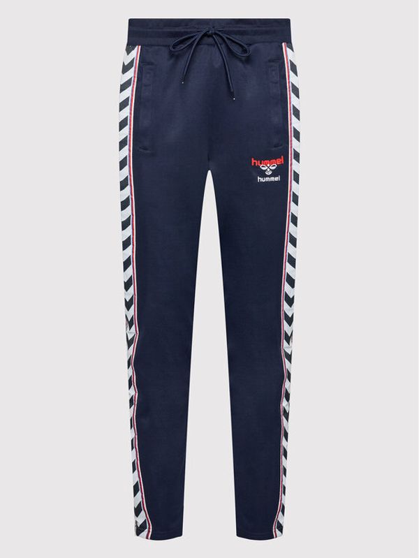 Hummel Hummel Долнище анцуг Unisex Lerby Poly 214310 Тъмносин Tapered Fit