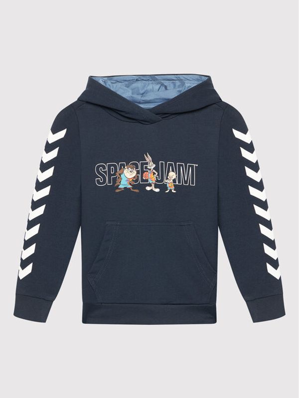 Hummel Hummel Суитшърт SPACE JAM Cuatro 215873 Тъмносин Regular Fit