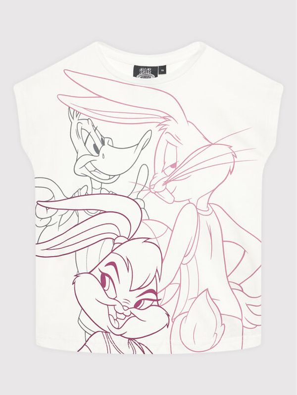 Hummel Hummel Тишърт SPACE JAM Diez 215877 Бял Regular Fit