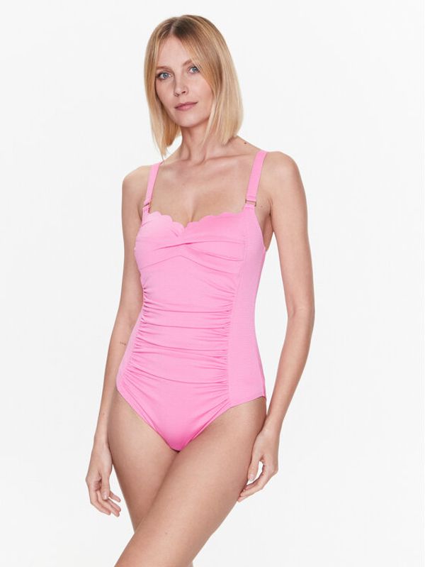 Hunkemöller Hunkemöller Бански костюм Scallop 201945 Розов
