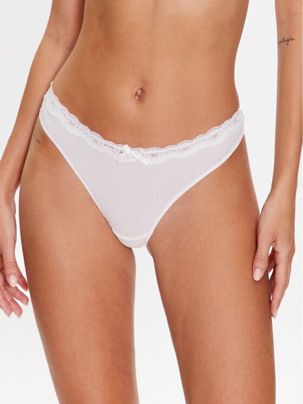 Hunkemöller Hunkemöller Бикини тип прашка Lola 192193 Бял