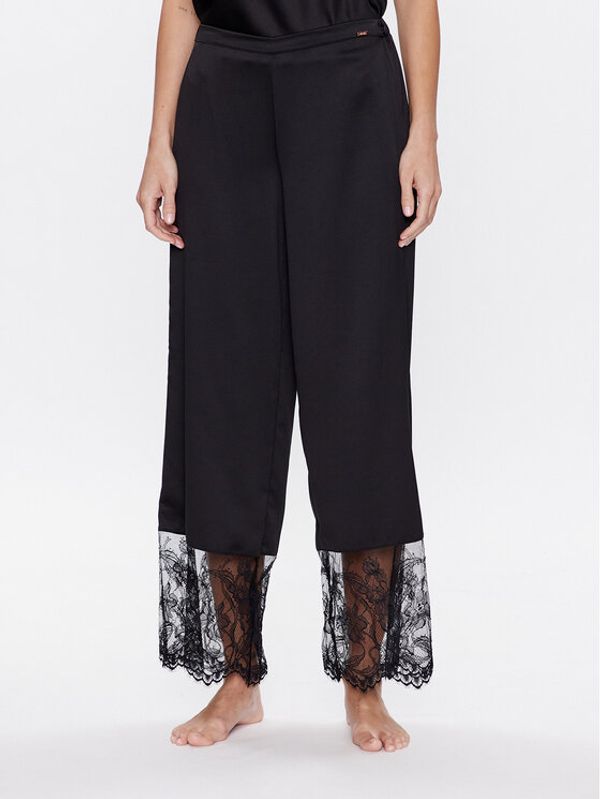 Hunkemöller Hunkemöller Долнище на пижама Cut Out 201825 Черен Relaxed Fit