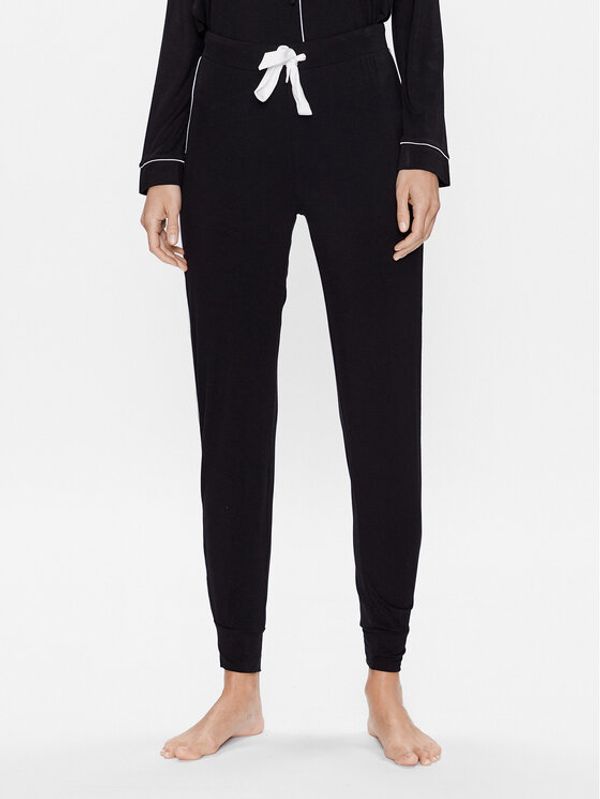 Hunkemöller Hunkemöller Долнище на пижама Jogger Jersey 201740 Черен Regular Fit