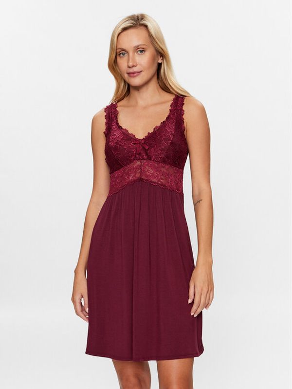 Hunkemöller Hunkemöller Ефирна нощница Nora 175247 Червен Feminine Fit