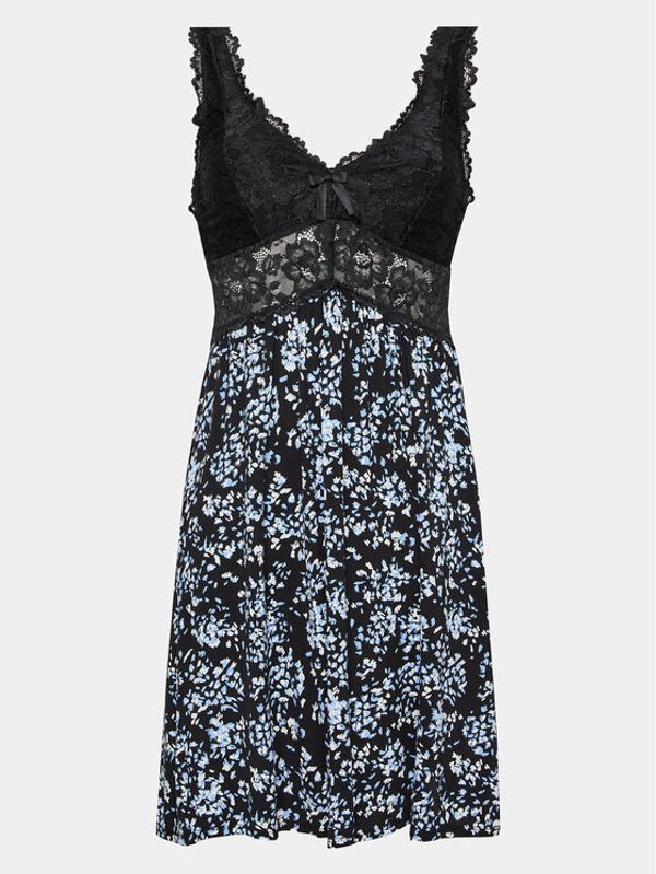 Hunkemöller Hunkemöller Ефирна нощница Nora 201679 Черен Feminine Fit