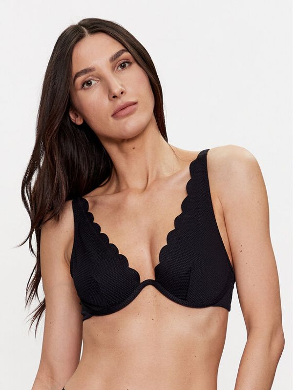 Hunkemöller Hunkemöller Горнище на бански Scallop 191512 Черен