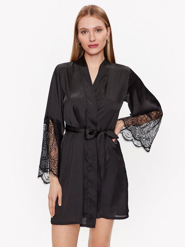 Hunkemöller Hunkemöller Халат 192552 Черен