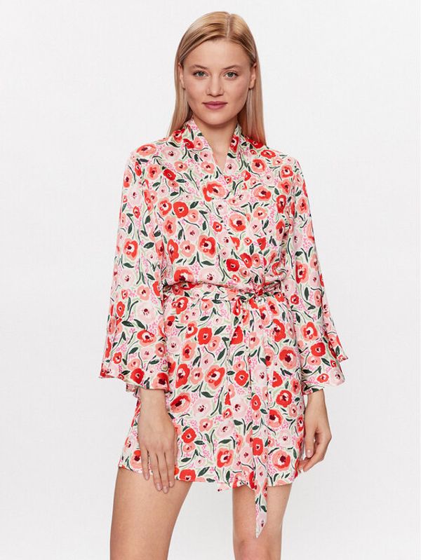 Hunkemöller Hunkemöller Халат Funky 202348 Бял