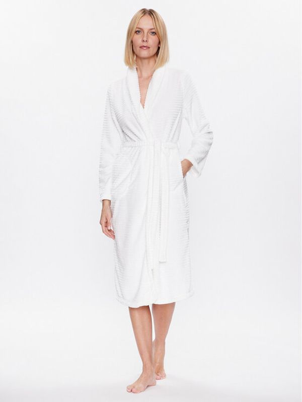 Hunkemöller Hunkemöller Халат Robe Long 169369 Бял