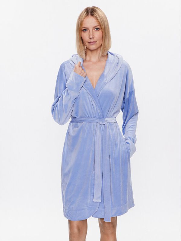 Hunkemöller Hunkemöller Халат Robe Short Velours 201669 Син