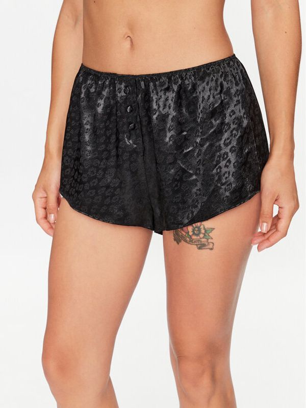Hunkemöller Hunkemöller Пижамени шорти 203224 Черен Comfortable Fit