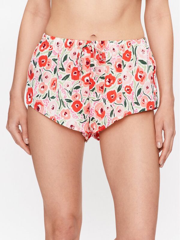 Hunkemöller Hunkemöller Пижамени шорти Funky 202326 Бял Feminine Fit