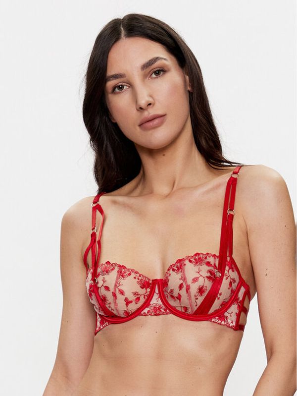 Hunkemöller Hunkemöller Сутиен балконет Indulgence 200992 Червен