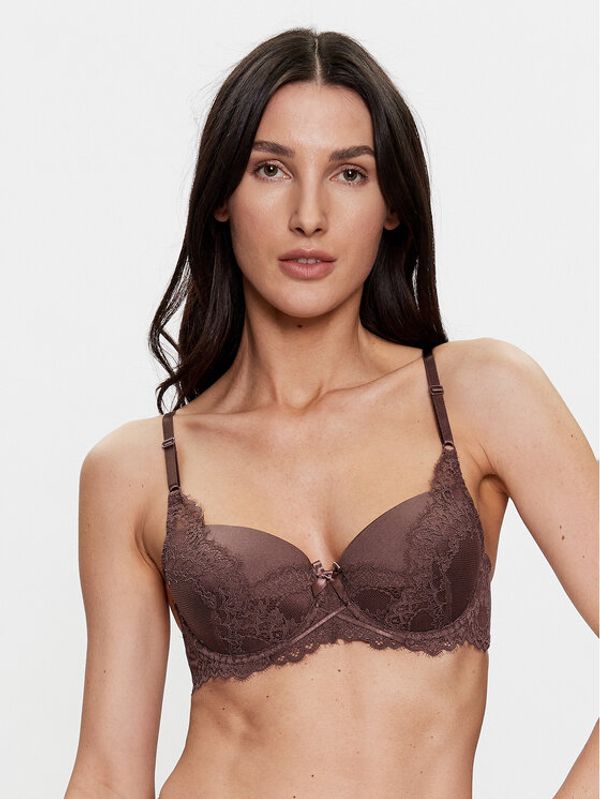 Hunkemöller Hunkemöller Сутиен push-up Daisy 201105 Кафяв
