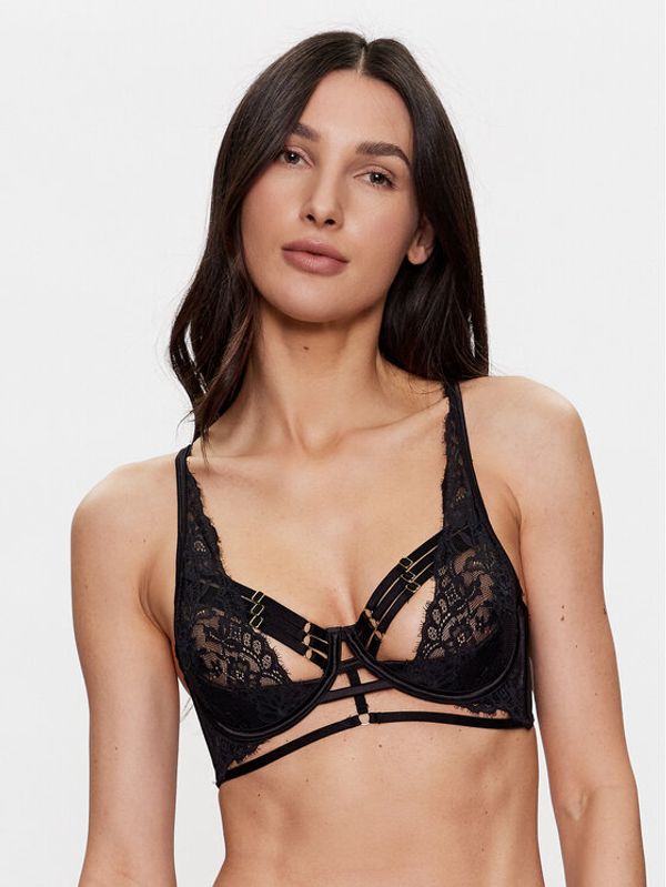 Hunkemöller Hunkemöller Сутиен push-up Iggy 201055 Черен