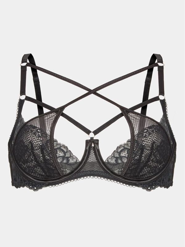 Hunkemöller Hunkemöller Сутиен с банели Anna 139510 Черен