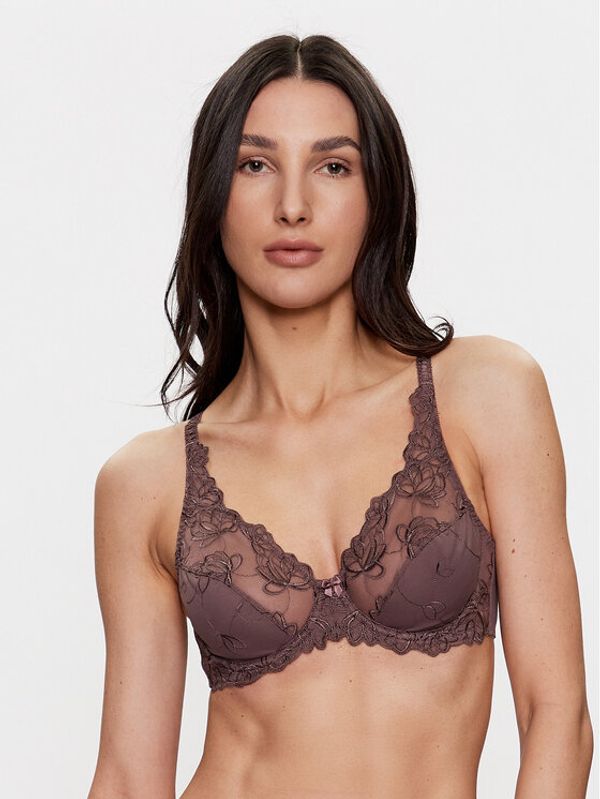 Hunkemöller Hunkemöller Сутиен с банели Diva 201188 Кафяв