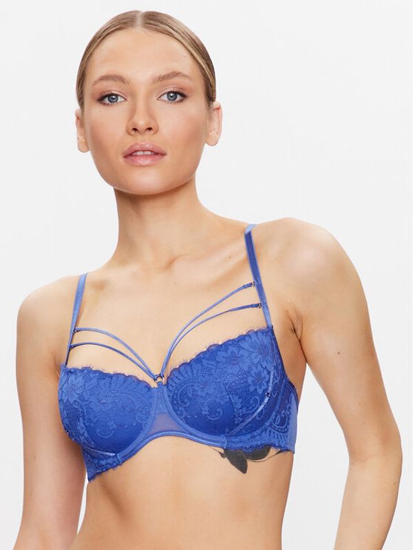 Hunkemöller Hunkemöller Сутиен с банели Lidia 201168 Син