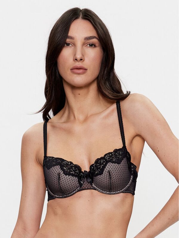 Hunkemöller Hunkemöller Сутиен с банели Marion 167758 Черен