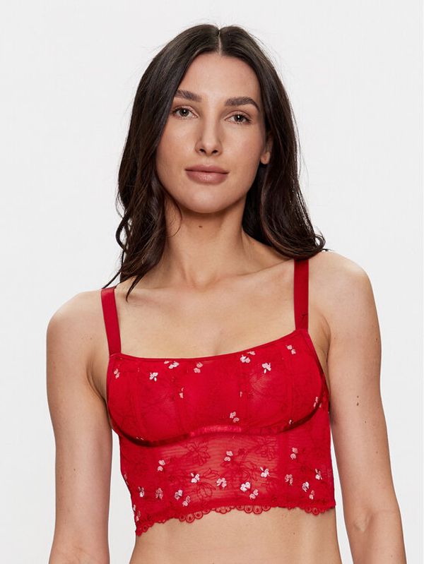 Hunkemöller Hunkemöller Сутиен-топ Violet 200761 Червен