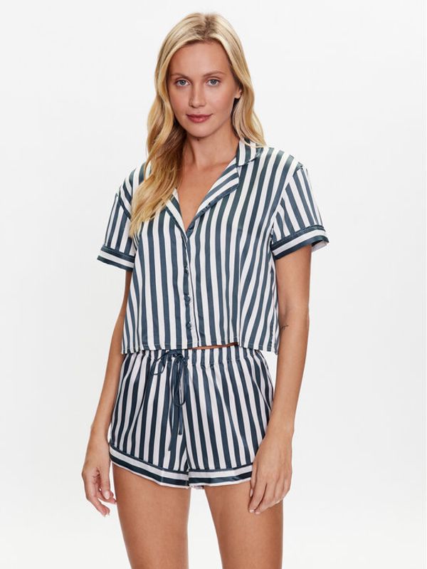 Hunkemöller Hunkemöller Тениска на пижама 202323 Зелен Basic Fit