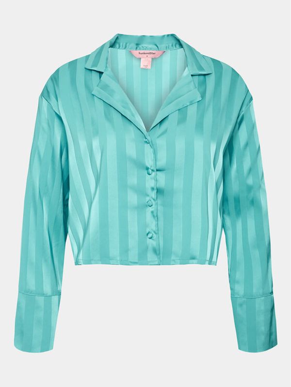 Hunkemöller Hunkemöller Тениска на пижама 203163 Син Comfortable Fit