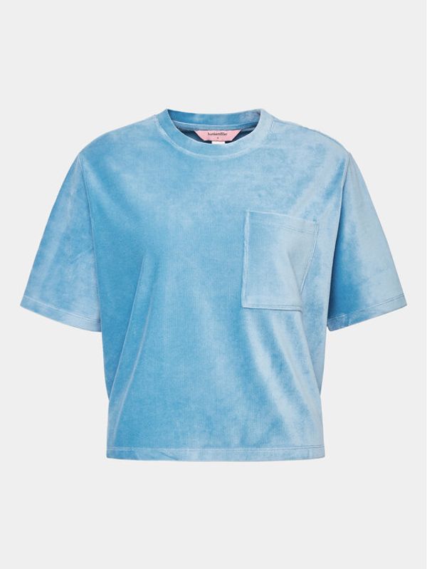 Hunkemöller Hunkemöller Тениска на пижама 203212 Син Comfortable Fit