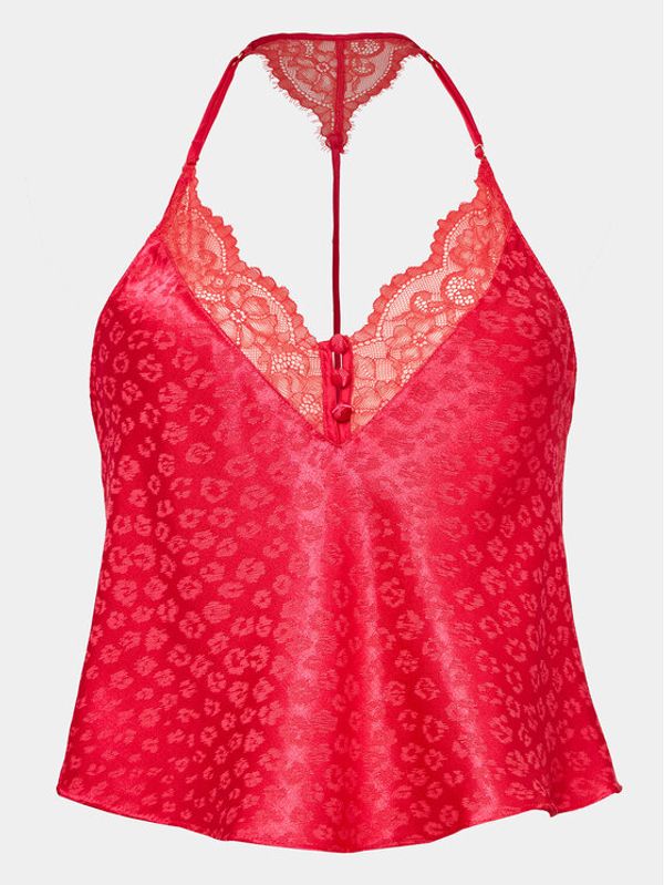 Hunkemöller Hunkemöller Тениска на пижама Cami 203225 Розов Comfortable Fit