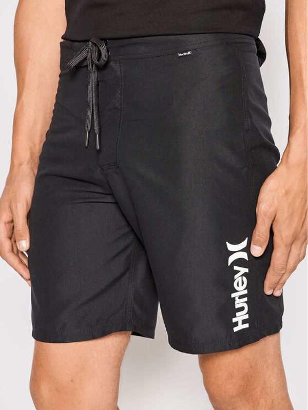 Hurley Hurley Плувни шорти Solids AMBS22Q1O Черен Regular Fit