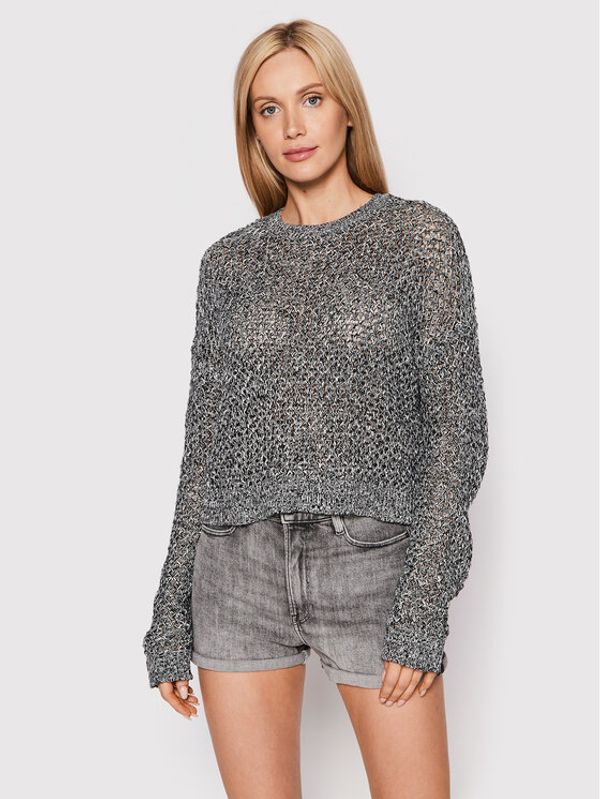 Hurley Hurley Пуловер Twisted Open 3HSJ0396 Сив Easy Fit