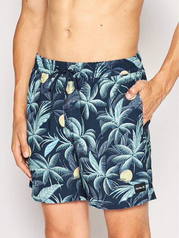 Hurley Hurley Спортни шорти Cannonball Volley MBS0011030 Тъмносин Regular Fit