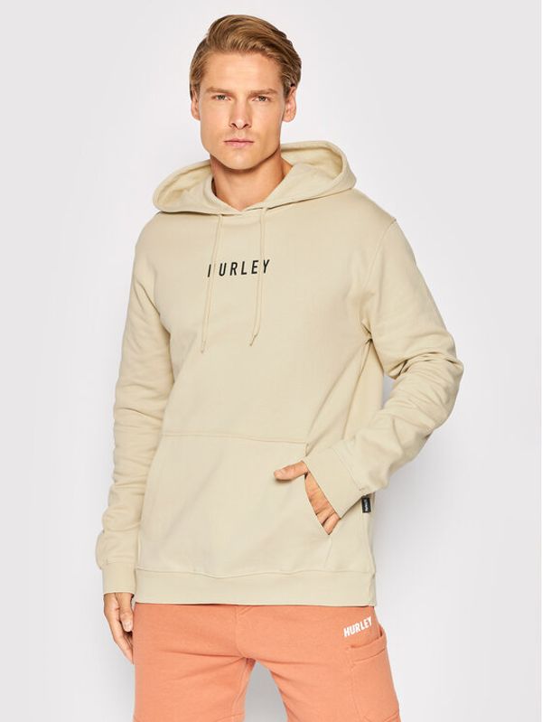 Hurley Hurley Суитшърт Bengal Fleece MFTEU00003 Бежов Regular Fit
