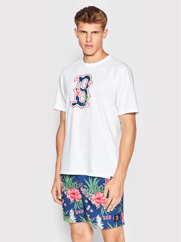 Hurley Hurley Тишърт Boston Redsox MTS0030760 Бял Regular Fit