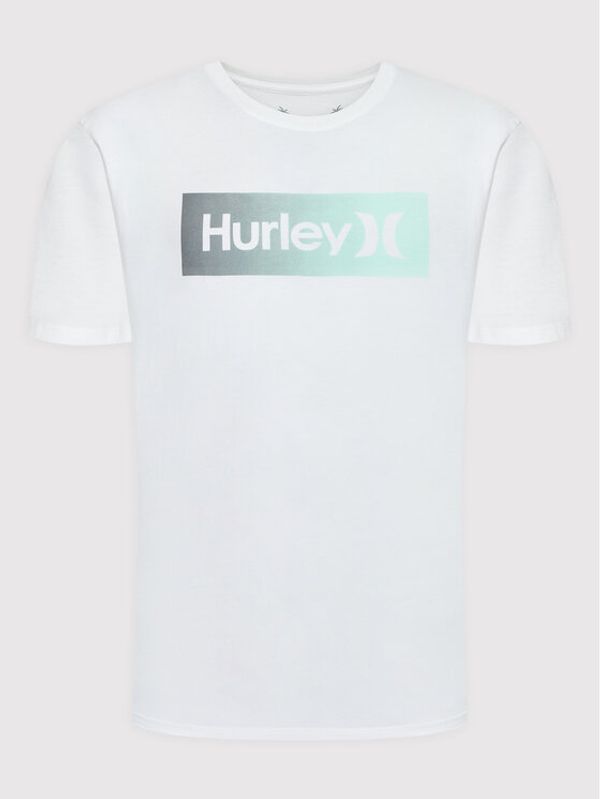 Hurley Hurley Тишърт Evd Oao Boxed Gradient DB3252 Бял Regular Fit