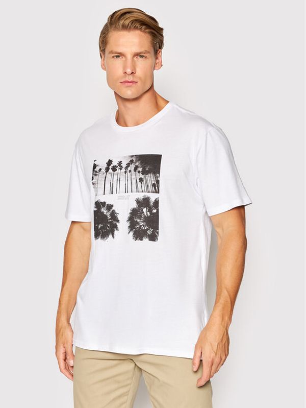 Hurley Hurley Тишърт Photo Palm AMTS22Q1PP Бял Regular Fit