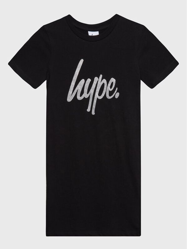 HYPE HYPE Ежедневна рокля ZVLR-227 Черен Regular Fit