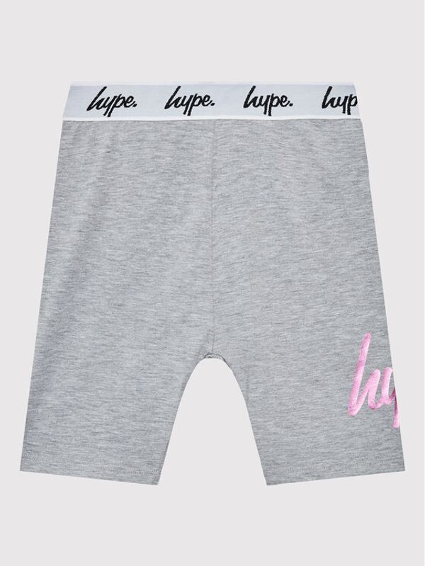 HYPE HYPE Спортни шорти ZVLR-295 Сив Slim Fit