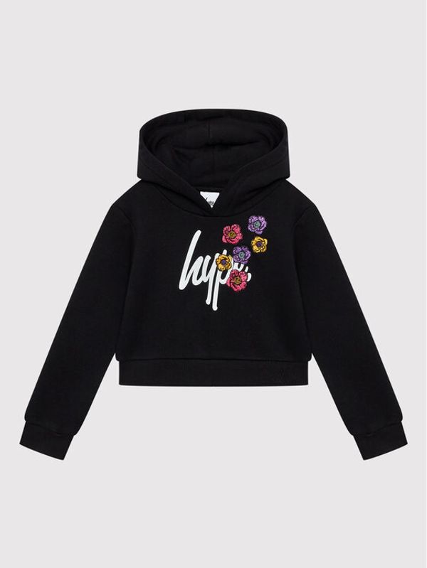 HYPE HYPE Суитшърт ZVLR-255 Черен Regular Fit