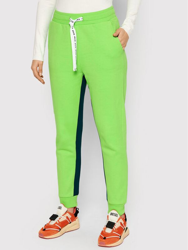 Ice Play Ice Play Долнище анцуг 21I U2M0 B131 P450 5757 Зелен Regular Fit