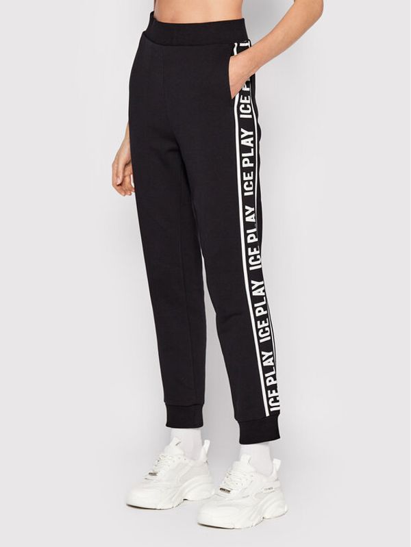 Ice Play Ice Play Долнище анцуг 22I U2M0 B132 P450 9000 Черен Regular Fit