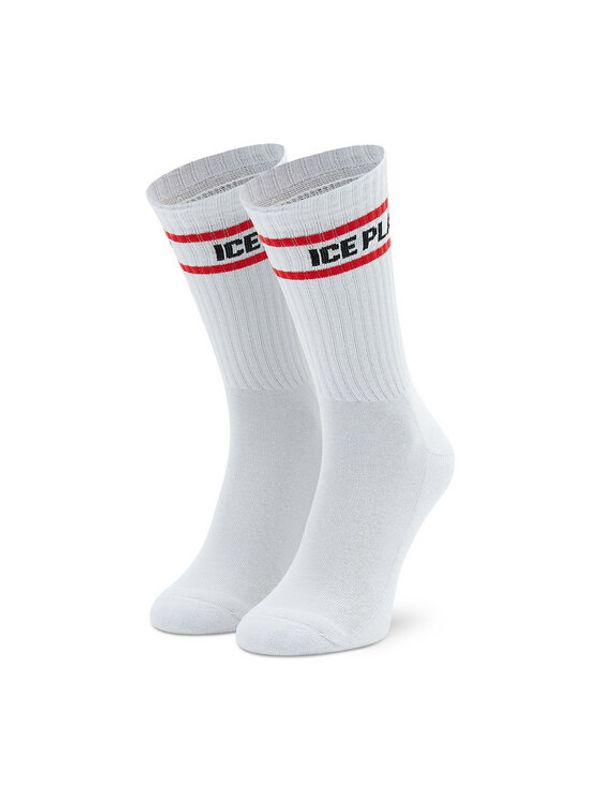Ice Play Ice Play Дълги чорапи unisex 22I U1M1 6302 6911 1101 Бял