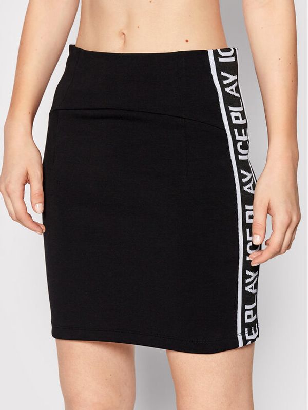 Ice Play Ice Play Мини пола 22I U2M0 C081 P472 9000 Черен Regular Fit